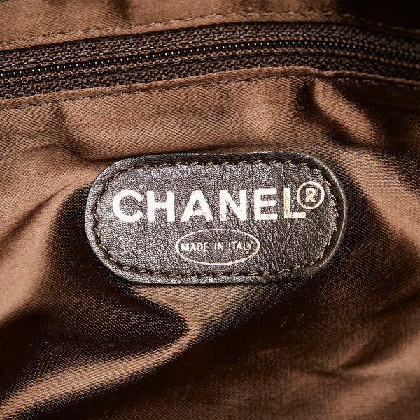シャネル ココマーク ブラウン スウェード チェーン ショルダーバッグ レディース CHANEL 【中古】