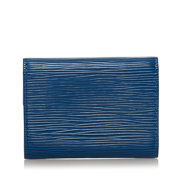 ルイ ヴィトン エピ ポルトモネ サーンプル コインケース 小銭入れ M63415 トレドブルー レザー メンズ LOUIS VUITTON 【中古】