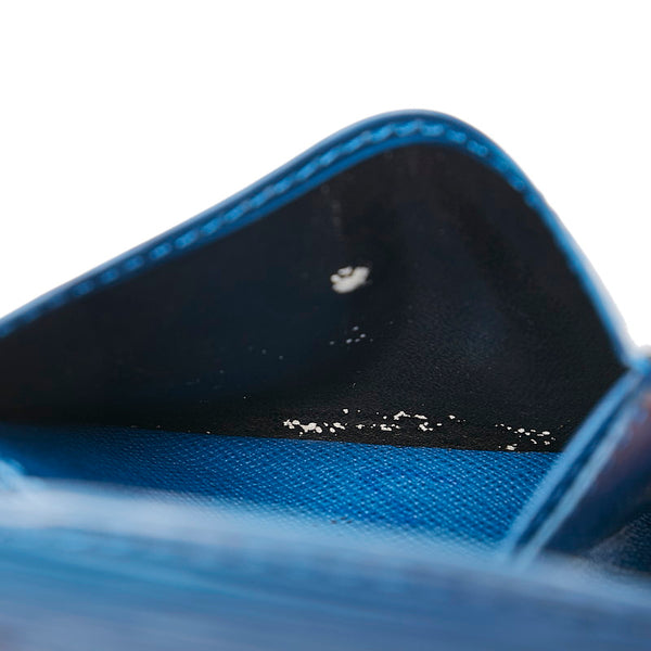 ルイ ヴィトン エピ ポルトモネ サーンプル コインケース 小銭入れ M63415 トレドブルー レザー メンズ LOUIS VUITTON 【中古】