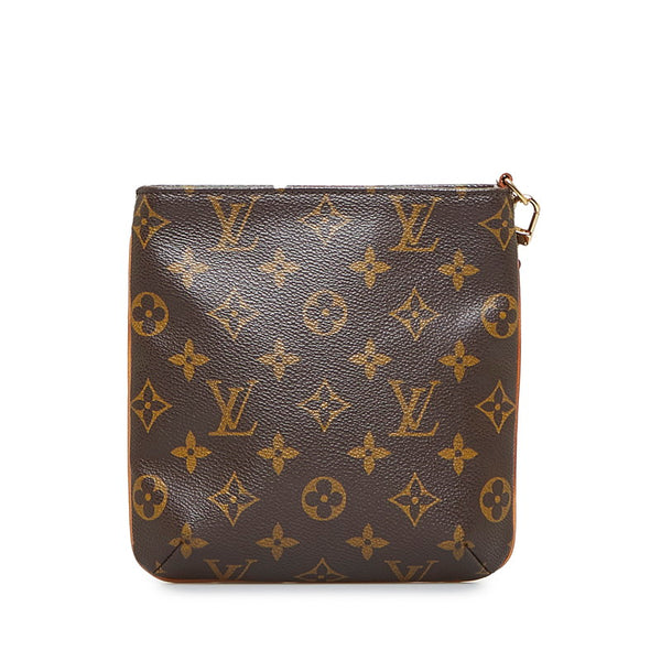 ルイ ヴィトン モノグラム パルティシオン アクセサリーポーチ ミニバッグ M51901 ブラウン PVC レザー レディース LOUIS VUITTON 【中古】