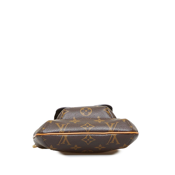 ルイ ヴィトン モノグラム パルティシオン アクセサリーポーチ ミニバッグ M51901 ブラウン PVC レザー レディース LOUIS VUITTON 【中古】