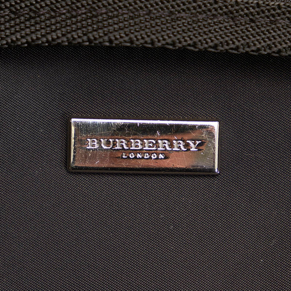 バーバリー ブラック ナイロン 斜めがけ ショルダー メンズ BURBERRY 【中古】