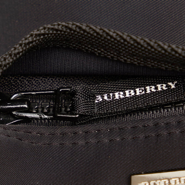 バーバリー ブラック ナイロン 斜めがけ ショルダー メンズ BURBERRY 【中古】