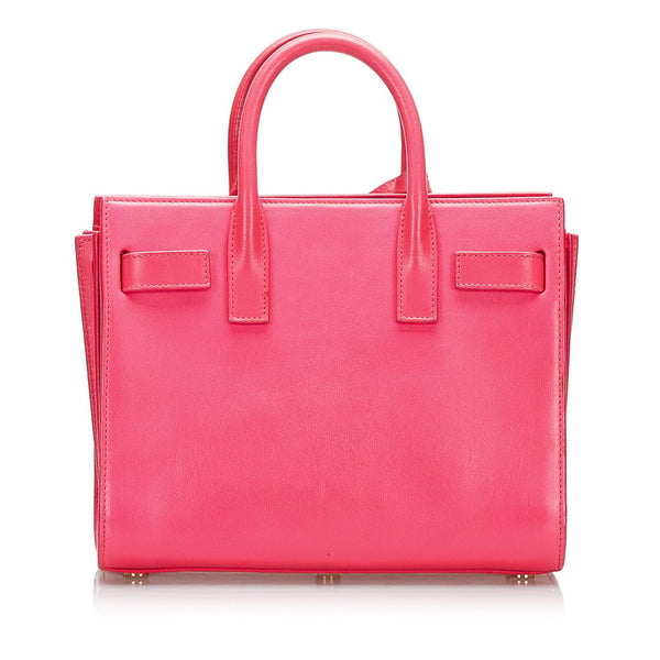 サンローラン サックドジュール ハンドバッグ ショルダーバッグ2WAY ピンク レザー レディース SAINT LAURENT 【中古】