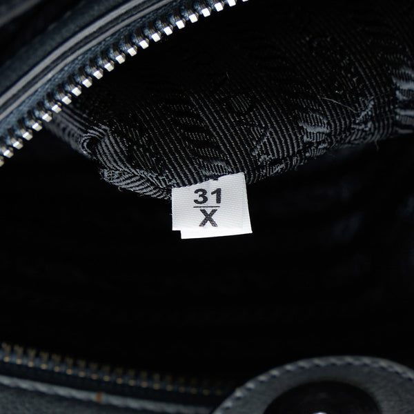 プラダ ハンドバッグ ショルダーバッグ 2WAY B2625M MARINE ライトブルー レザー レディース PRADA 【中古】