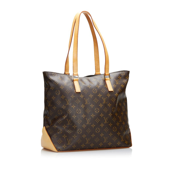 ルイ ヴィトン モノグラム カバメゾ ショルダーバッグ トートバッグ  M51151 ブラウン PVC レザー レディース LOUIS VUITTON 【中古】