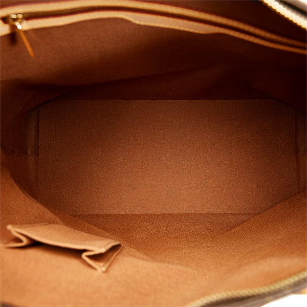 ルイ ヴィトン モノグラム カバメゾ ショルダーバッグ トートバッグ  M51151 ブラウン PVC レザー レディース LOUIS VUITTON 【中古】