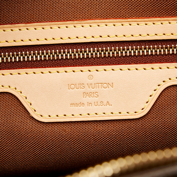 ルイ ヴィトン モノグラム カバメゾ ショルダーバッグ トートバッグ  M51151 ブラウン PVC レザー レディース LOUIS VUITTON 【中古】