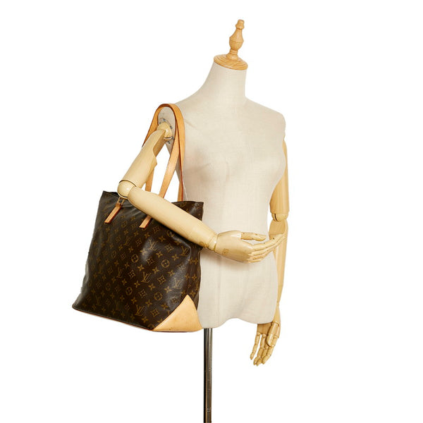 ルイ ヴィトン モノグラム カバメゾ ショルダーバッグ トートバッグ  M51151 ブラウン PVC レザー レディース LOUIS VUITTON 【中古】