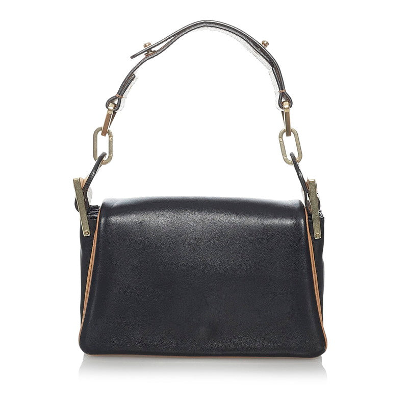 クロエ ハンドバッグ ブラック ベージュ レザー レディース Chloe 【中古】