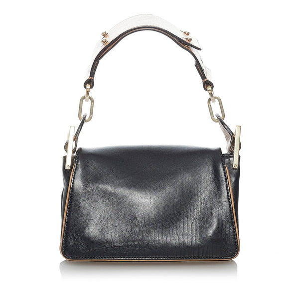 クロエ ハンドバッグ ブラック ベージュ レザー レディース Chloe 【中古】