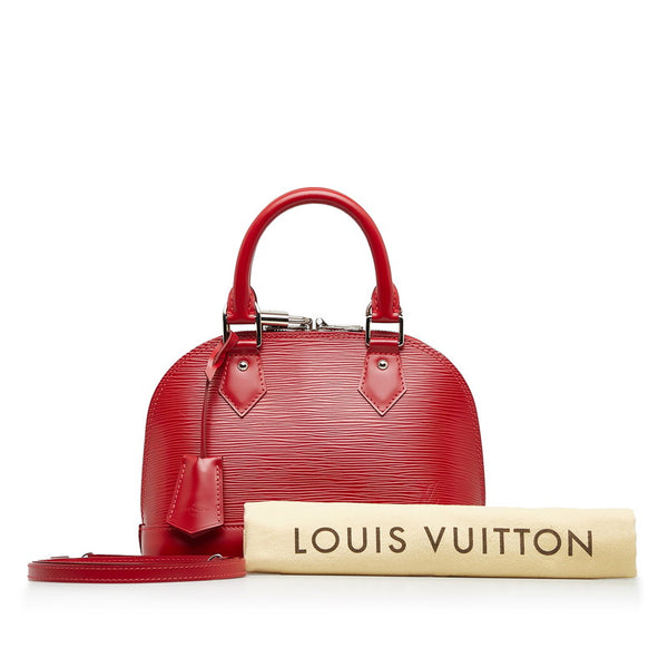 ルイ ヴィトン エピ アルマBB ハンドバッグ ショルダーバッグ 2WAY M41160 コクリコ レッド レザー レディース LOUIS VUITTON 【中古】