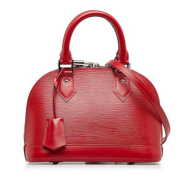 ルイ ヴィトン エピ アルマBB ハンドバッグ ショルダーバッグ 2WAY M41160 コクリコ レッド レザー レディース LOUIS VUITTON 【中古】
