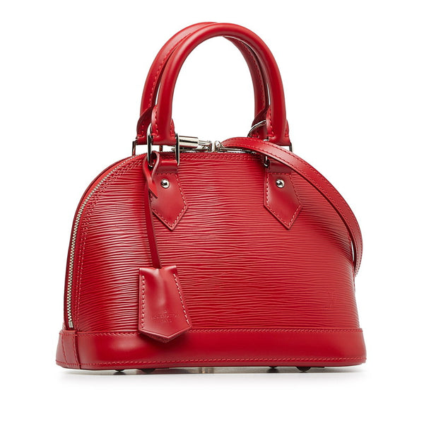 ルイ ヴィトン エピ アルマBB ハンドバッグ ショルダーバッグ 2WAY M41160 コクリコ レッド レザー レディース LOUIS VUITTON 【中古】