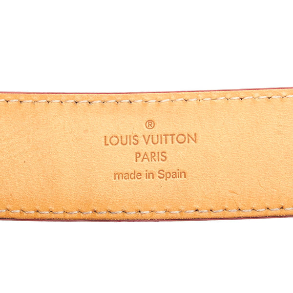 ルイ ヴィトン モノグラム ヴェルニ サンチュール ベルト M6980 ポムダムール パテントレザー レディース LOUIS VUITTON 【中古】