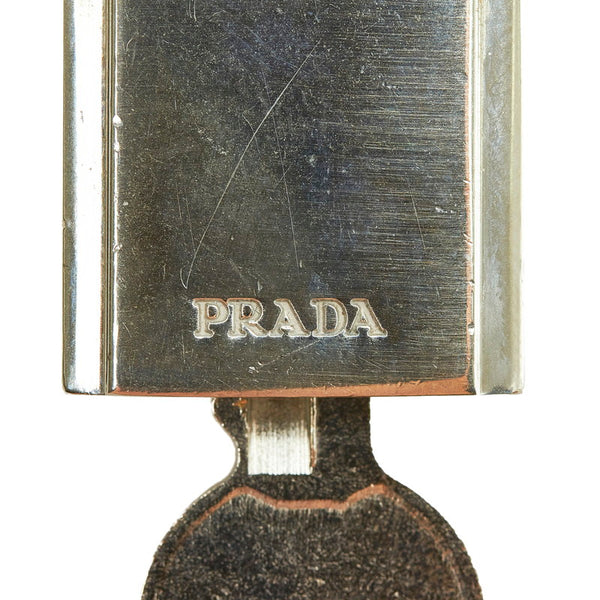 プラダ カデナ シルバー メタル レディース PRADA 【中古】