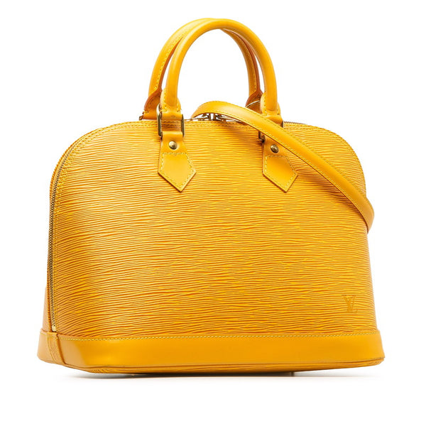ルイ ヴィトン エピ アルマ ハンドバッグ ショルダーバッグ 2WAY M52149 タッシリイエロー レザー レディース LOUIS VUITTON 【中古】
