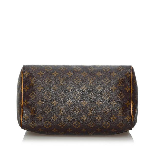 ルイ ヴィトン モノグラム スピーディ30 ミニボストンバッグ M41526 ブラウン PVC レザー レディース LOUIS VUITTON 【中古】
