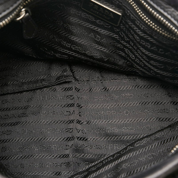 プラダ ハンドバッグ ショルダーバッグ 2WAY ブラック レザー レディース PRADA 【中古】