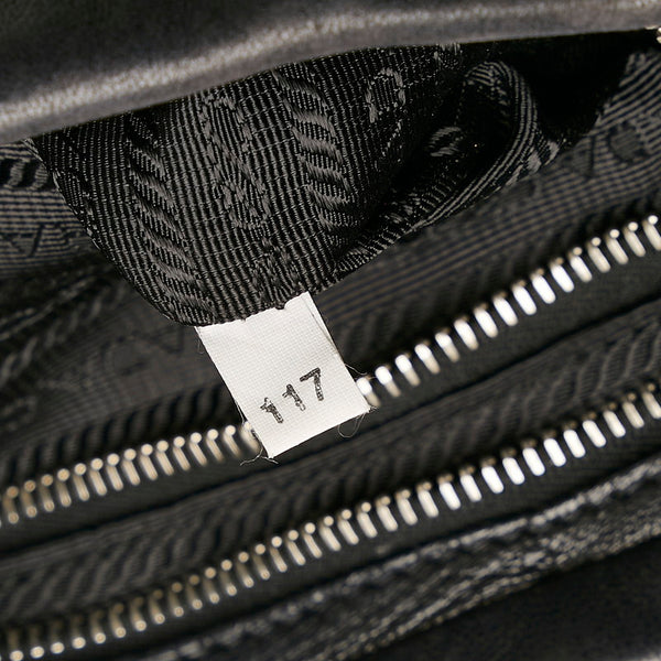 プラダ ハンドバッグ ショルダーバッグ 2WAY ブラック レザー レディース PRADA 【中古】