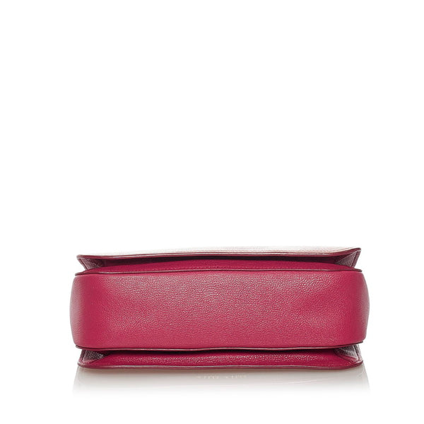 ミュウミュウ ハンドバッグ ショルダーバッグ 2WAY ピンク レザー レディース MIUMIU 【中古】