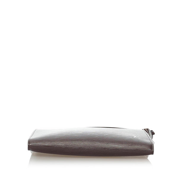 ルイ ヴィトン エピ アクセソワール 24 ポーチ M5294D ブラウン レザー レディース LOUIS VUITTON 【中古】