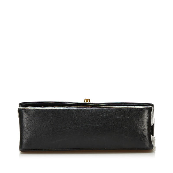 シャネル マトラッセ ダイアナ チェーン ショルダーバッグ ブラック ゴールド ラムスキン レディース CHANEL 【中古】