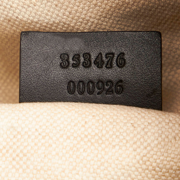 グッチ レオパード リュック バックパック 353476 グレー ナイロン メンズ GUCCI 【中古】