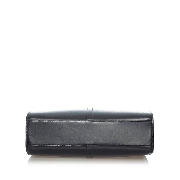 グッチ ジャッキー ハンドバッグ 002 1066 ブラック レザー レディース GUCCI 【中古】