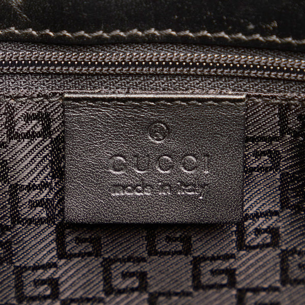 グッチ ジャッキー ハンドバッグ 002 1066 ブラック レザー レディース GUCCI 【中古】