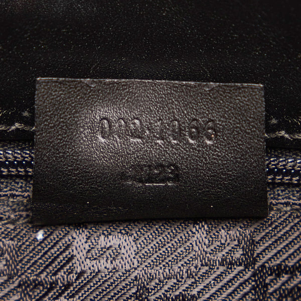 グッチ ジャッキー ハンドバッグ 002 1066 ブラック レザー レディース GUCCI 【中古】