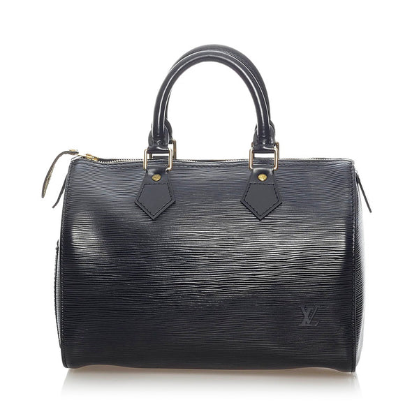 ルイ ヴィトン エピ スピーディ25 ハンドバッグ ミニボストン M43012 ノワール レザー レディース LOUIS VUITTON 【中古】