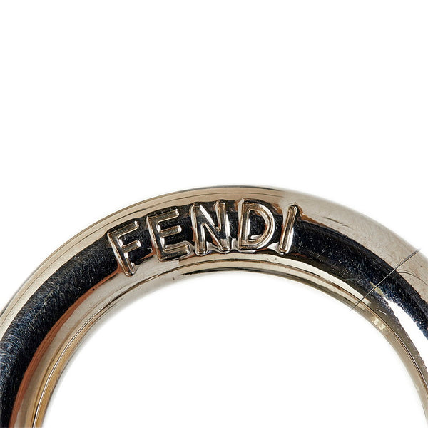 フェンディ モンスター キーホルダー チャーム レッド ベージュ マルチカラー ファー レディース FENDI 【中古】