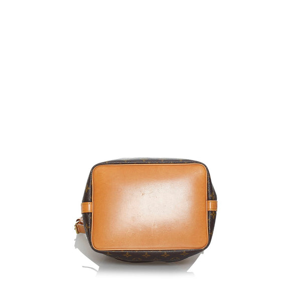 ルイ ヴィトン モノグラム プチノエ ワンショルダーバッグ M42226 ブラウン PVC レザー レディース LOUIS VUITTON 【中古】