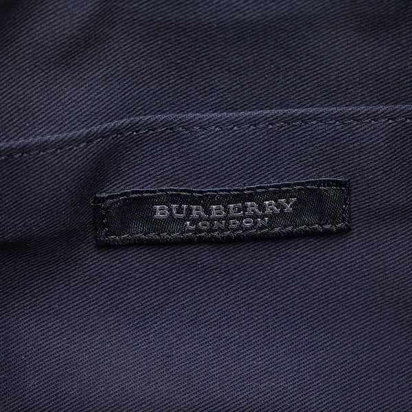 バーバリー ハンドバッグ ワンショルダーバッグ インディゴブルー デニム レディース BURBERRY 【中古】