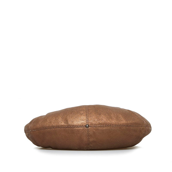 ジミーチュウ ハンドバッグ ブラウン レザー レディース JIMMY CHOO 【中古】