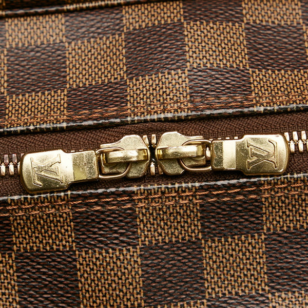ルイ ヴィトン ダミエ  ナヴィグリオ 斜め掛け ショルダーバッグ N45255 ブラウン PVC レザー レディース LOUIS VUITTON 【中古】