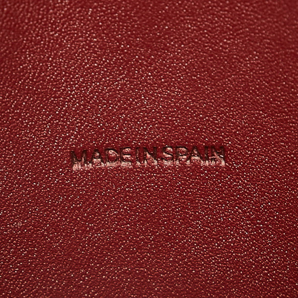 カルティエ マストライン ラウンド コインケース L3000017 ボルドー レザー レディース CARTIER 【中古】