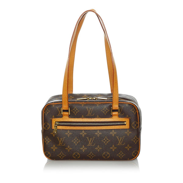 ルイ ヴィトン モノグラム シテ MM ハンドバッグ ショルダーバッグ M51182 ブラウン PVC レザー レディース LOUIS VUITTON 【中古】