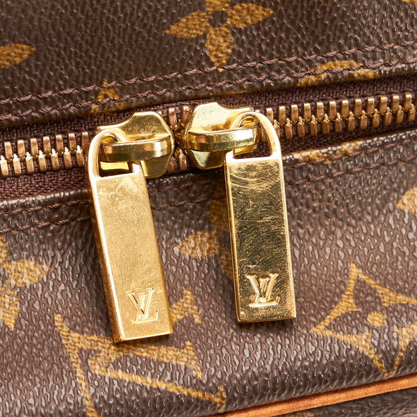 ルイ ヴィトン モノグラム シテ MM ハンドバッグ ショルダーバッグ M51182 ブラウン PVC レザー レディース LOUIS VUITTON 【中古】