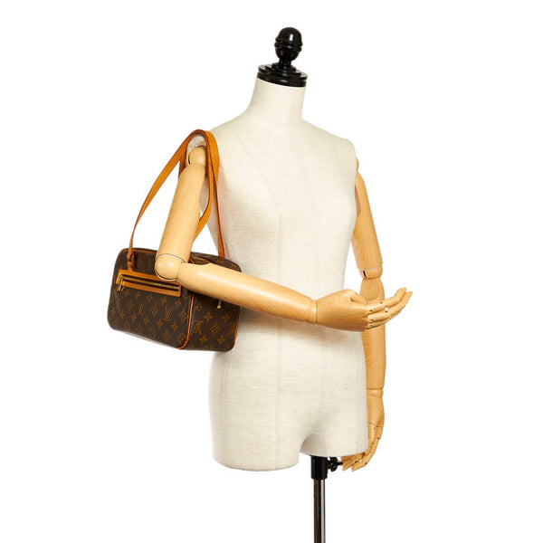 ルイ ヴィトン モノグラム シテ MM ハンドバッグ ショルダーバッグ M51182 ブラウン PVC レザー レディース LOUIS VUITTON 【中古】