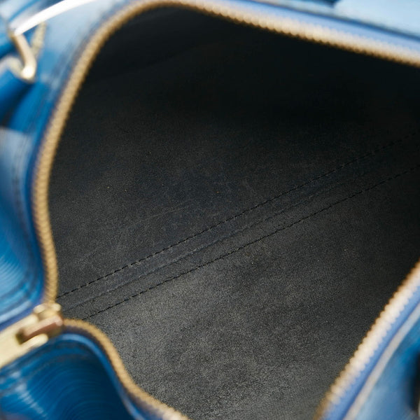 ルイ ヴィトン エピ スピーディ25 ハンドバッグ ミニボストンバッグ M43015 トレドブルー レザー レディース LOUIS VUITTON 【中古】