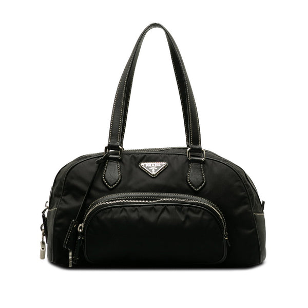 プラダ ハンドバッグ ブラック ナイロン レディース PRADA 【中古】