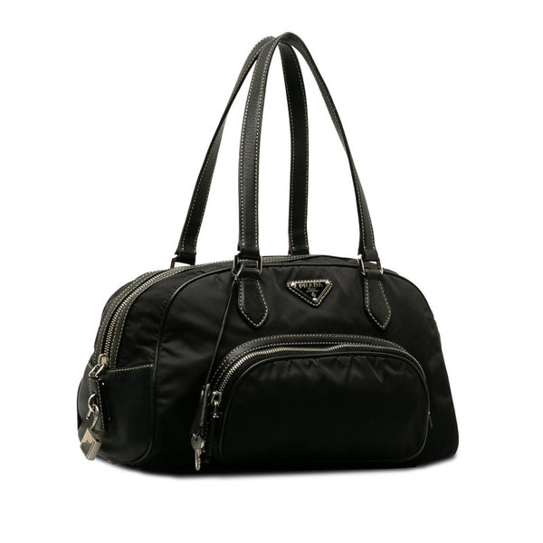プラダ ハンドバッグ ブラック ナイロン レディース PRADA 【中古】