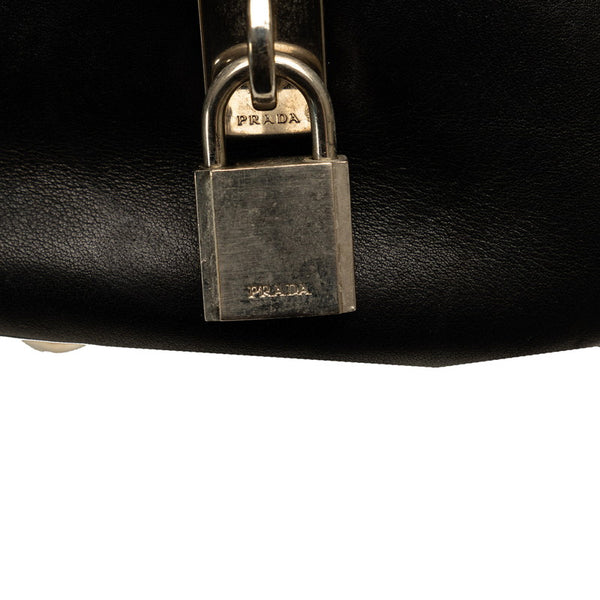 プラダ ハンドバッグ ブラック ナイロン レディース PRADA 【中古】