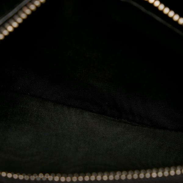 サンローラン クロコ型押し 長財布 ブラック レザー メンズ SAINT LAURENT 【中古】