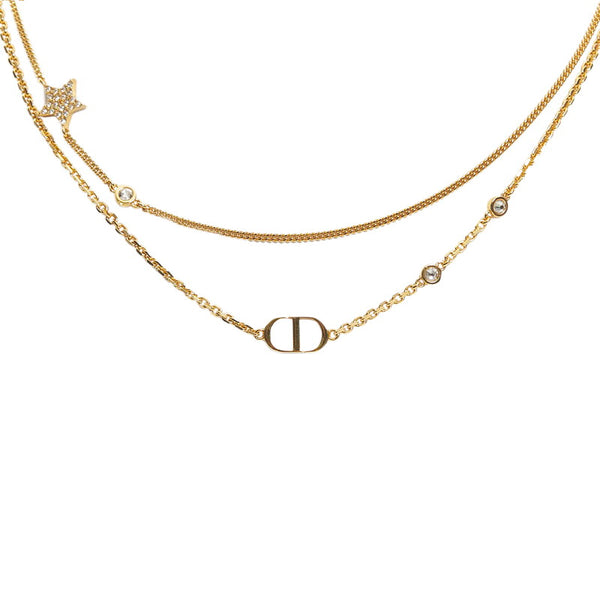 ディオール スター ネックレス ゴールド メッキ レディース Dior 【中古】