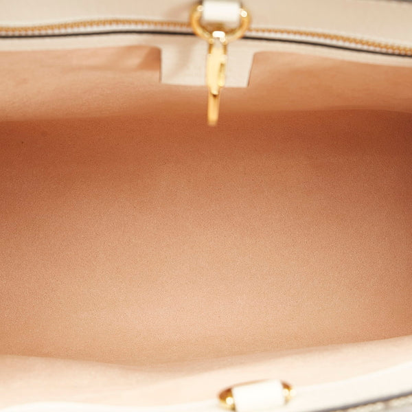 グッチ GGスプリーム アップルハート レボムスモール トートバッグ ショルダーバッグ 2WAY 659983 ベージュ ホワイト マルチカラー PVC レザー レディース GUCCI 【中古】