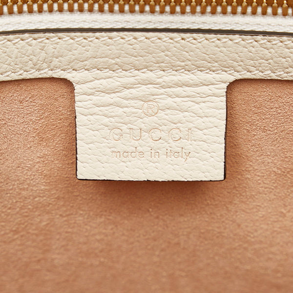 グッチ GGスプリーム アップルハート レボムスモール トートバッグ ショルダーバッグ 2WAY 659983 ベージュ ホワイト マルチカラー PVC レザー レディース GUCCI 【中古】
