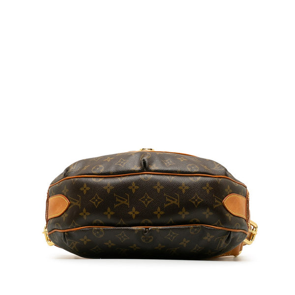 ルイ ヴィトン モノグラム トゥラムGM ショルダーバッグ M40075 ブラウン PVC レザー レディース LOUIS VUITTON 【中古】